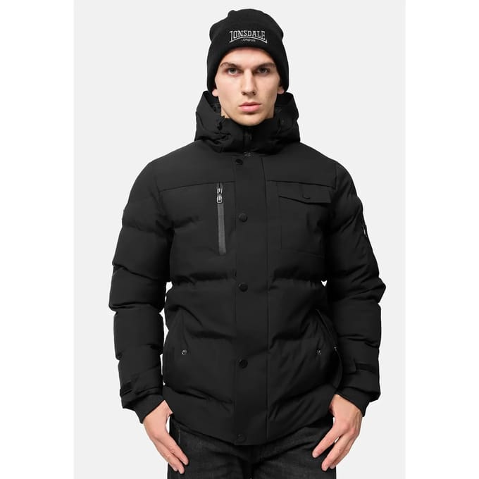 Lonsdale Heren winterjas met capuchon regular fit MALLAIG