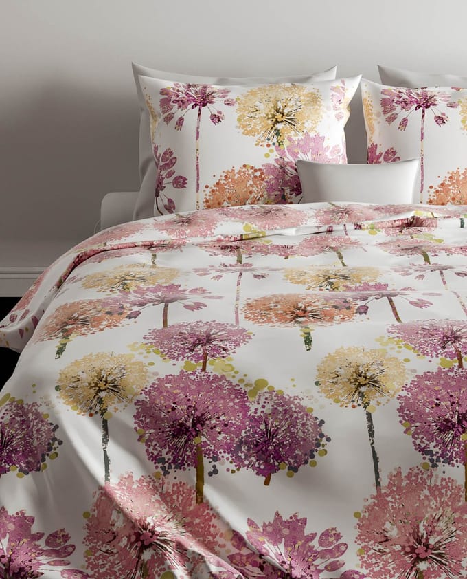 Zohome Maaike Dekbedovertrek - Lits-jumeaux - 240x200/220 cm - Pink