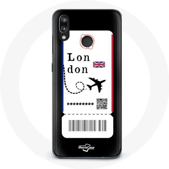Hoesje voor Huawei P20 Lite Londen vliegticket