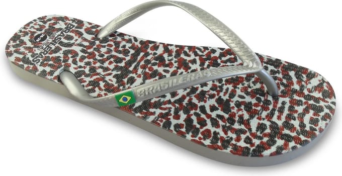 Brasileras Slippers dames- Zilver- 34/35