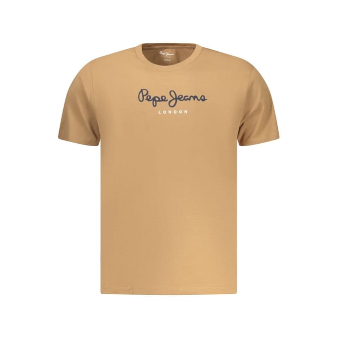 Pepe Jeans Marrone Katoenen Heren T-Shirt