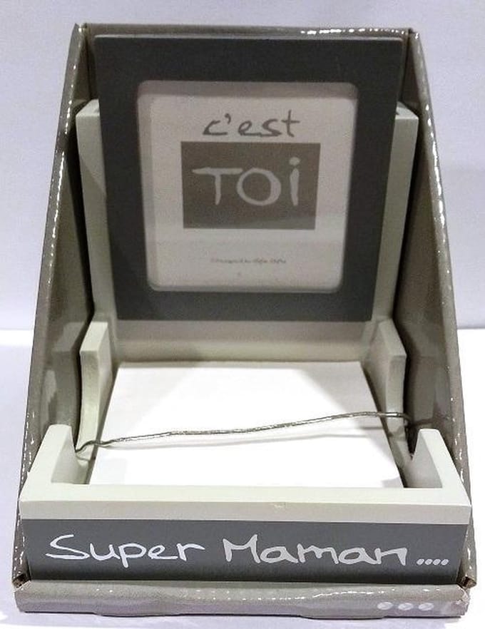 Grafix memoblok - fotolijst - pennenbak Super Maman