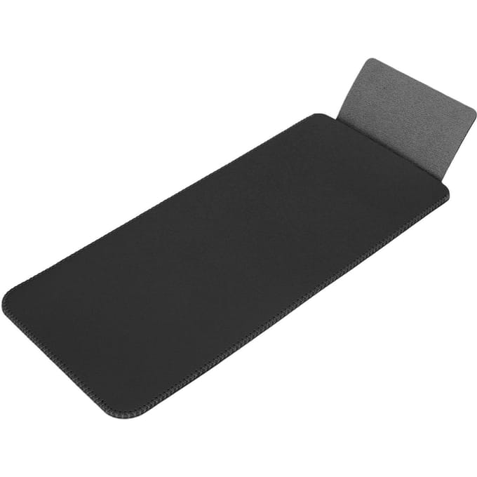 Étui Clavier Sans Fil Cuir PU Portable Léger 30x14x1cm Étui de Protection pour Magic Keyboard noir