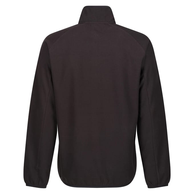 Regatta Heren Navigate Half Zip Fleece (Zwart/Nieuw Royal)