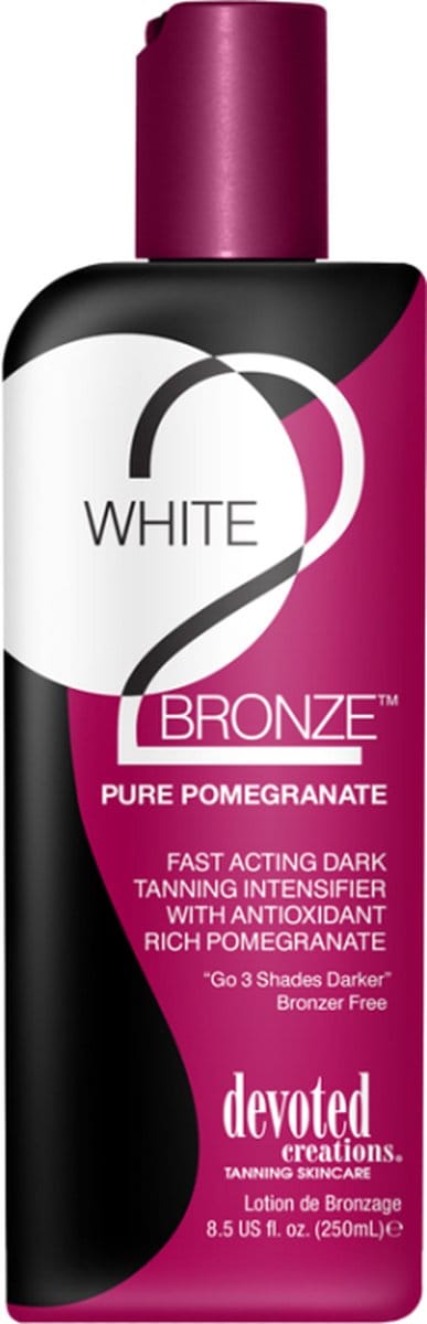 Devoted Creations White 2 Bronze Pure Pomegranate - Zonnebankcrème - 260 ml