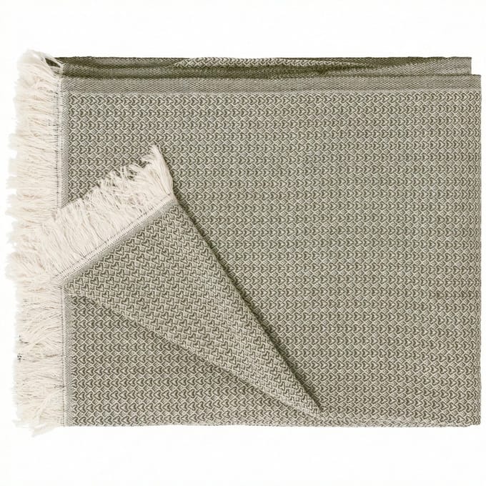 Linolux Plaid Borg Green 180x220