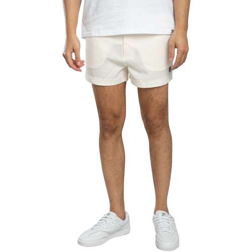 FILA HIGHTIDE 4 TERRY POCKET STRIPE SHORTS GARDENIA/FILA NAVY