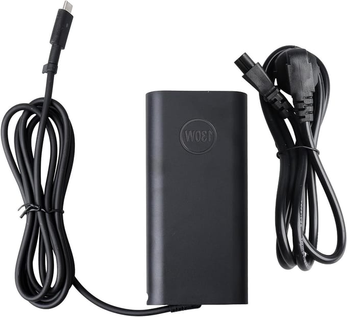 Krachtige 130W USB C Oplader voor Dell XPS en Precision Laptops - Snelladen, Compact en Betrouwbaar