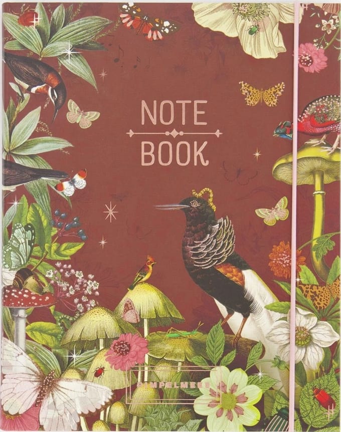 Pimpelmees notebook A5 - marron