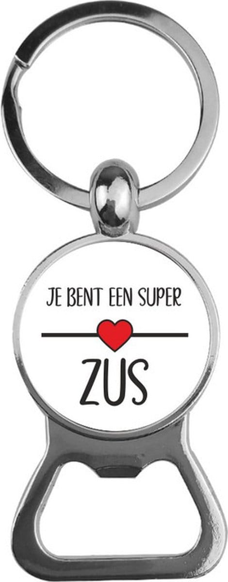 Bieropener Glas - Je Bent Een Super Zus
