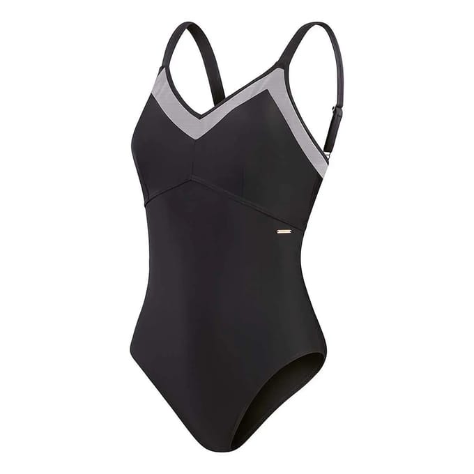 Dames zwempak uit 1 stuk Speedo Eco Mesh Detail 1p Bla
