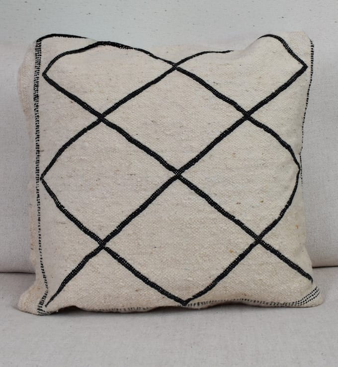 Poufs&Pillows Handgeweven Beni Ouarain kussen 40 x 40 - Beni Ouarain stijl