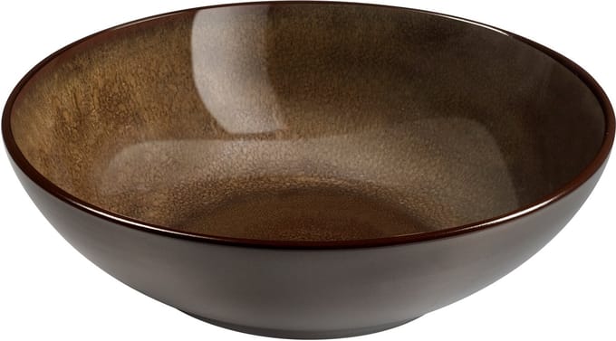 Medard de Noblat - Feeling Bronze - Salade en pastabord 18 cm - 6 delig - Stoneware