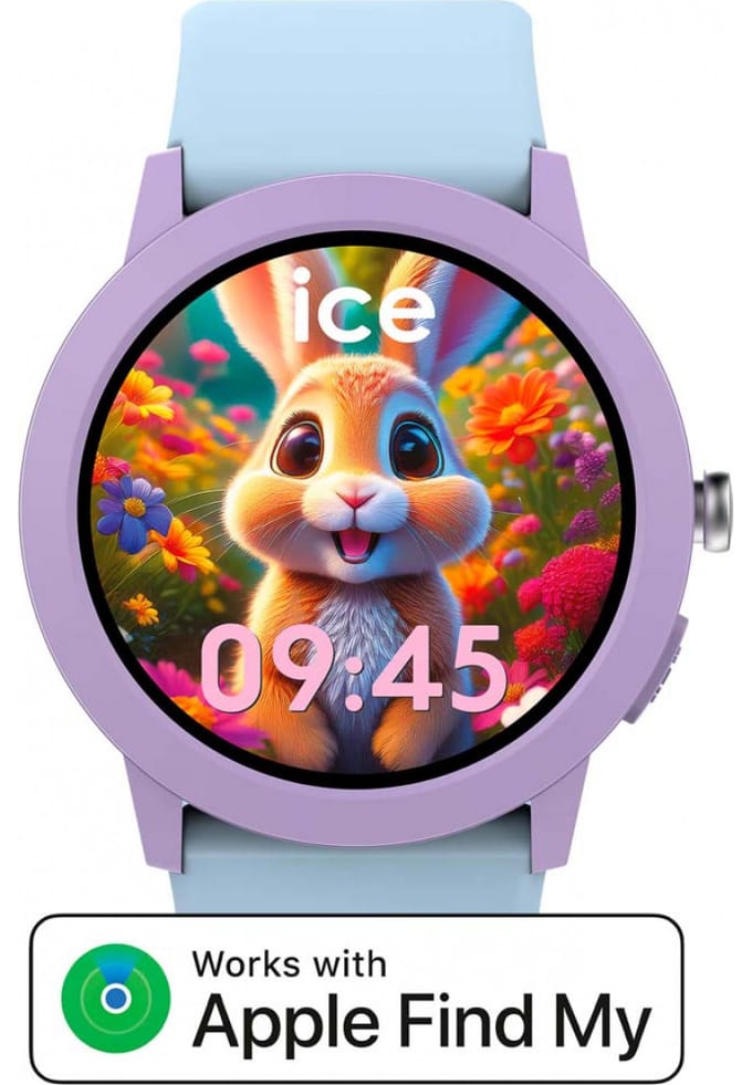 Ice-Watch ICE-Smart Junior 3.0 RD - Kindersmartwatch - 39 mm - Find My - Purple / Soft Blue