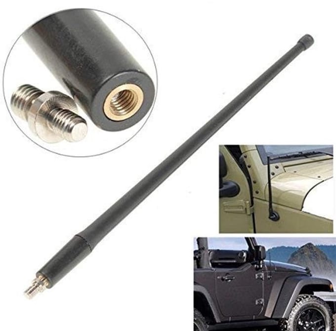 Dailygoody - Flexibele Rubber Antenne - Korte Antenne - Stijlvol en