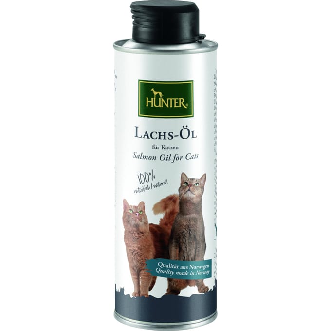 250ml HUNTER zalmolie hondenvoer supplement voor huid & Vacht