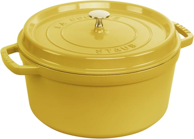 Geëmailleerde gietijzeren stoofpan 24 cm voor alle warmtebronnen