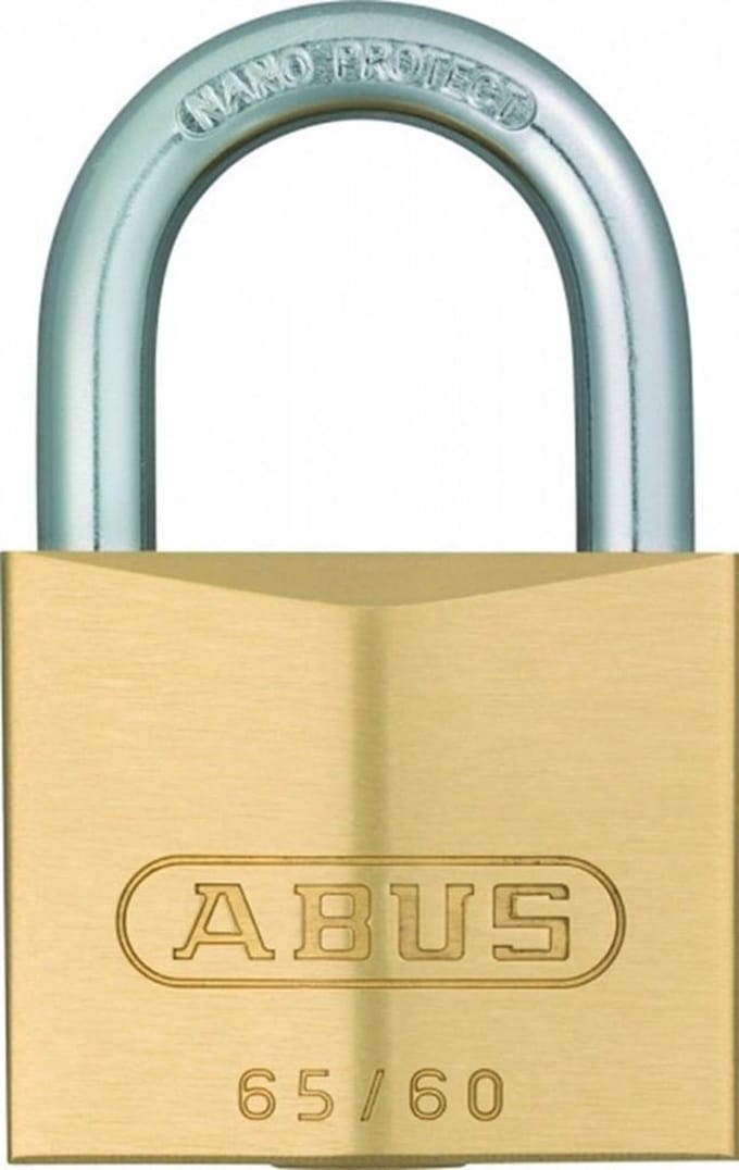 ABUS Hangslot gelijksluitend 65 40Mm Sl6403 Messing