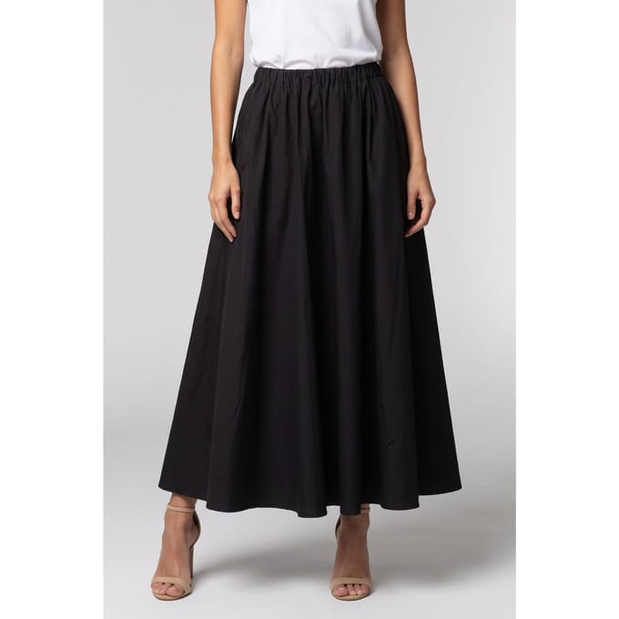 ARKET Jagger Taffeta Black Taglia: 38 | Maxi gonne Outlet | Donna | Nero