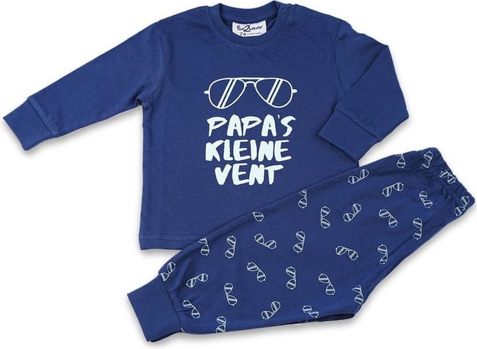 Fun2Wear - Pyjama Papa's Vent - Navy Blauw - Maat 116 - Jongens