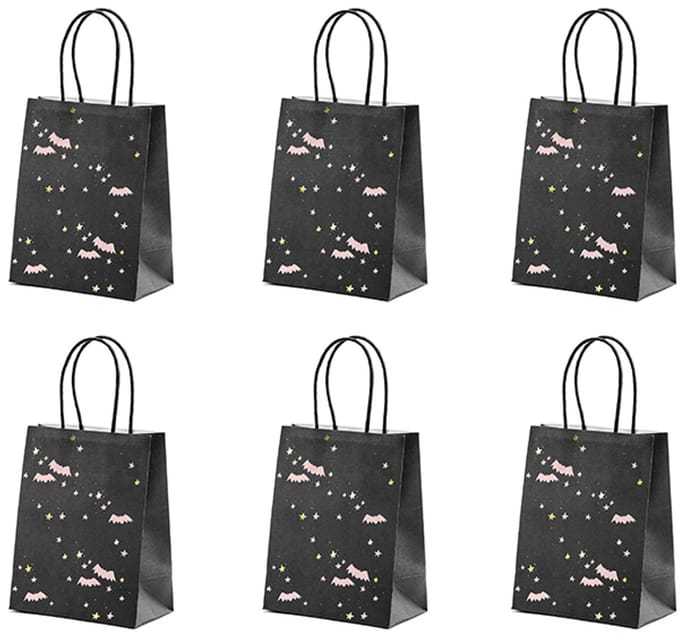 PartyDeco Gift Bags Vleermuizen pk/6