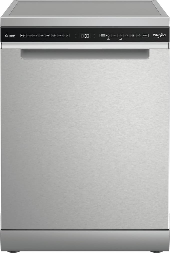 Whirlpool Vaatwasser | Model W7F HS41 X | Vrijstaand | 15 couverts | RVS | MaxiSpace-kuip