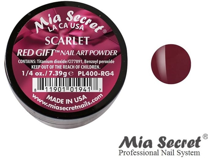 Red Gift Acrylpoeder Scarlet