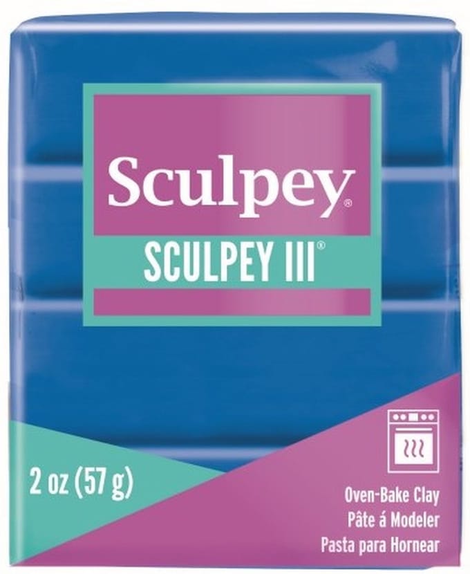 Klei III blue - 57 gr - Sculpey