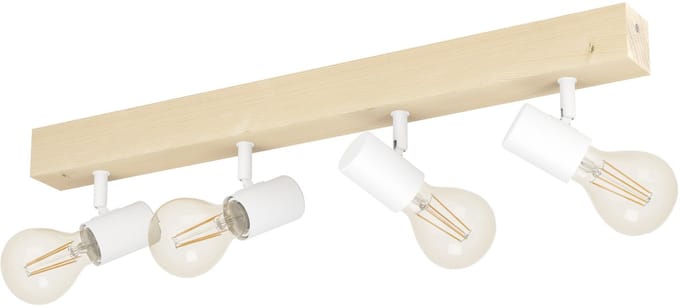 EGLO Townshend 3 Spot - E27 - 63 cm - Bruin|Wit