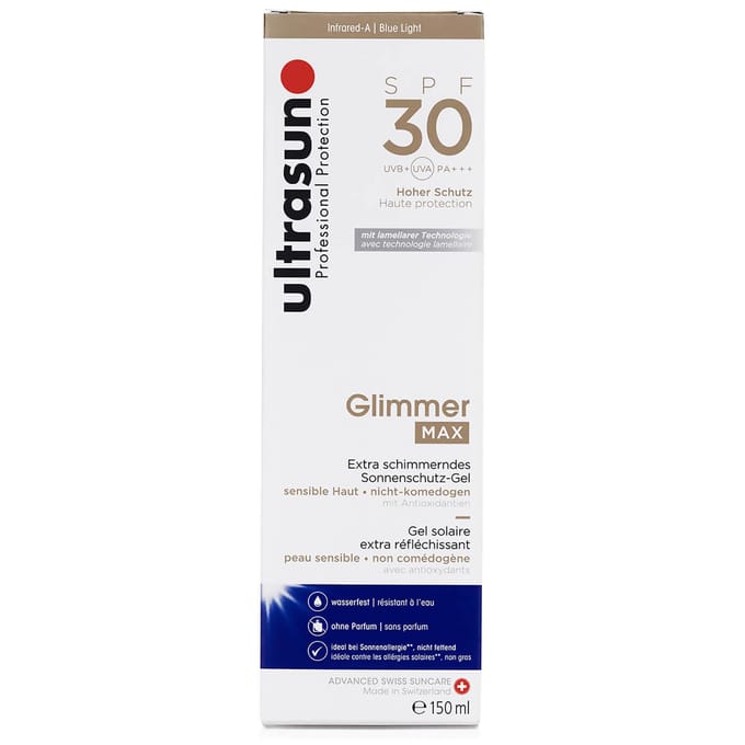 ULTRASUN Glimmer Max - Zonnebrandcrème SPF30 150 Gel