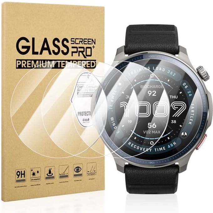 4-Pack Gehard Glas Schermbeschermer voor Smartwatch