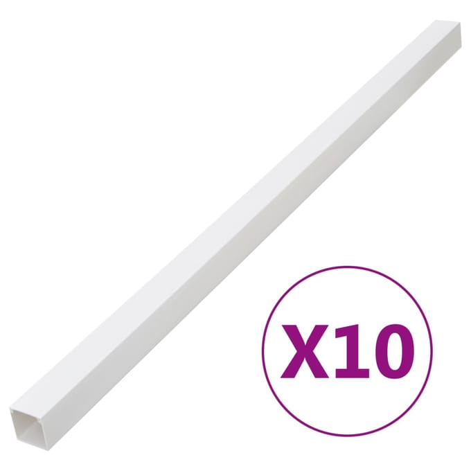 vidaXL - Kabelgoot - 100x60 - mm - 10 - m - PVC