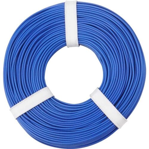 Donau Elektronik 125-052 Draad 1 x 0.25 mm² Blauw 50 m