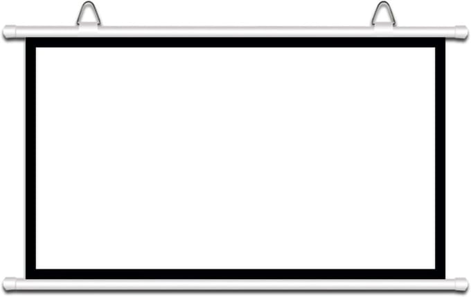 Projectiescherm - Filmscherm Beamerdoek - Thuisbioscoop Film - HD Kwaliteit Roll-down - 30-72 inch - Wit