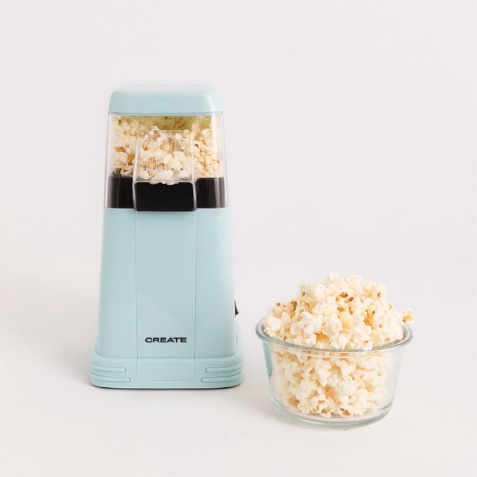CREATE - Popcornmachine - Olie- en Vetvrij - Blauw - POPCORN MAKER