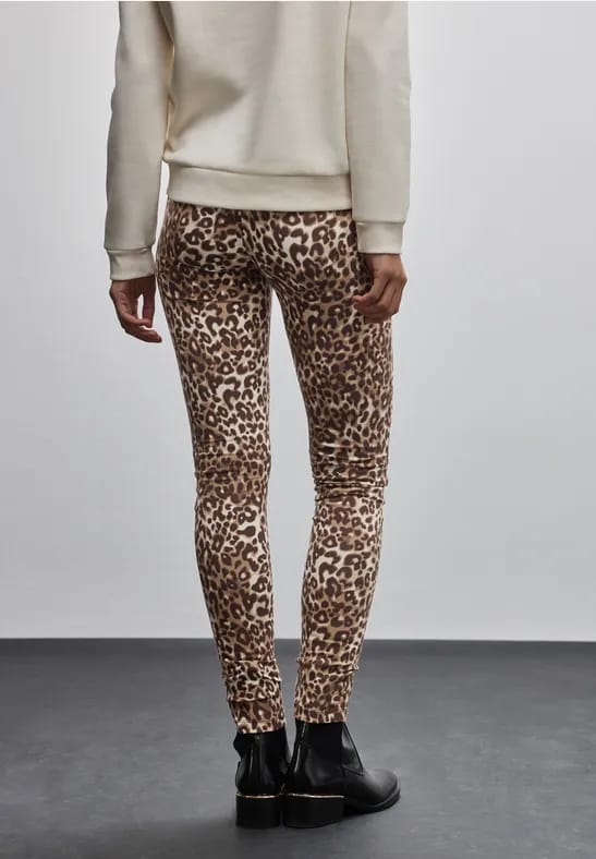 Legging met leopatroon