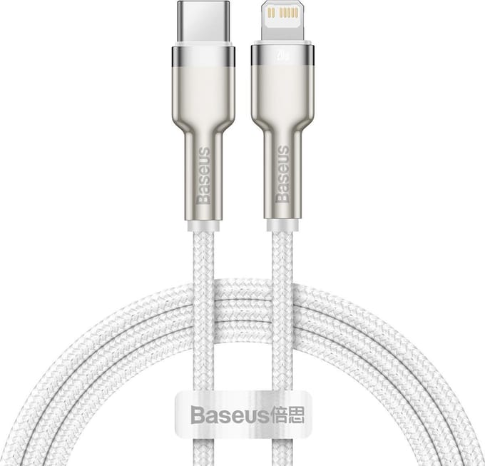 Baseus - Cafule - Series Metal Data USB-C/Lightning 20W PD-kabel - 2 - m - wit