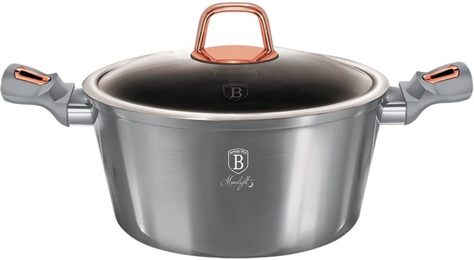 Berlinger Haus Braadpan Moonlight 28 Cm Aluminium Grijs