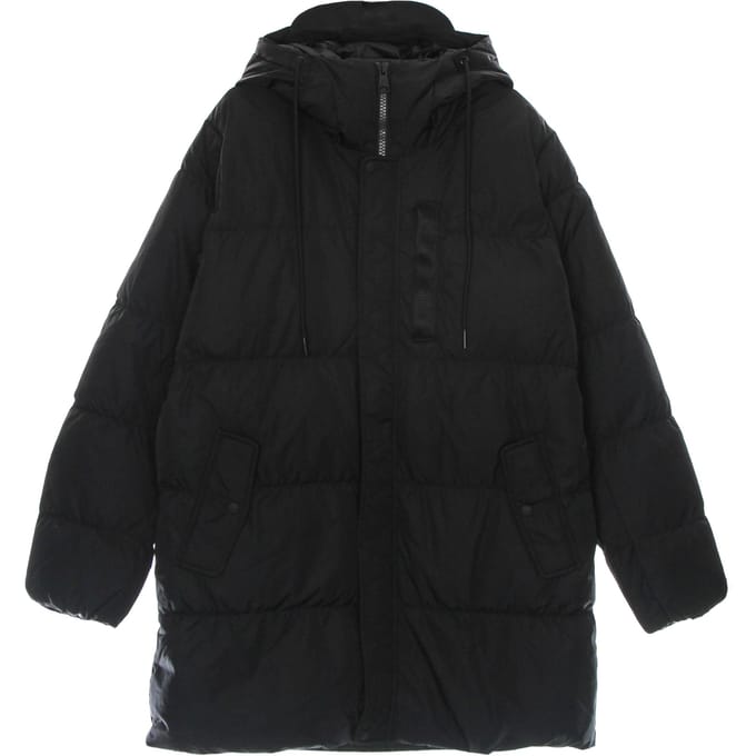 Essential Statement Down Parka lange donsjas voor heren, zwart