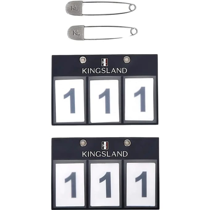 Kingsland Startnummers Kingsland 2-pack Donkerblauw