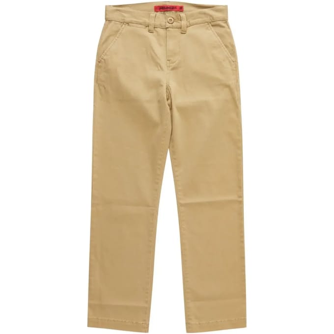 Dc Shoes Worker Relaxed Chino Broek Beige 14 Years Jongen