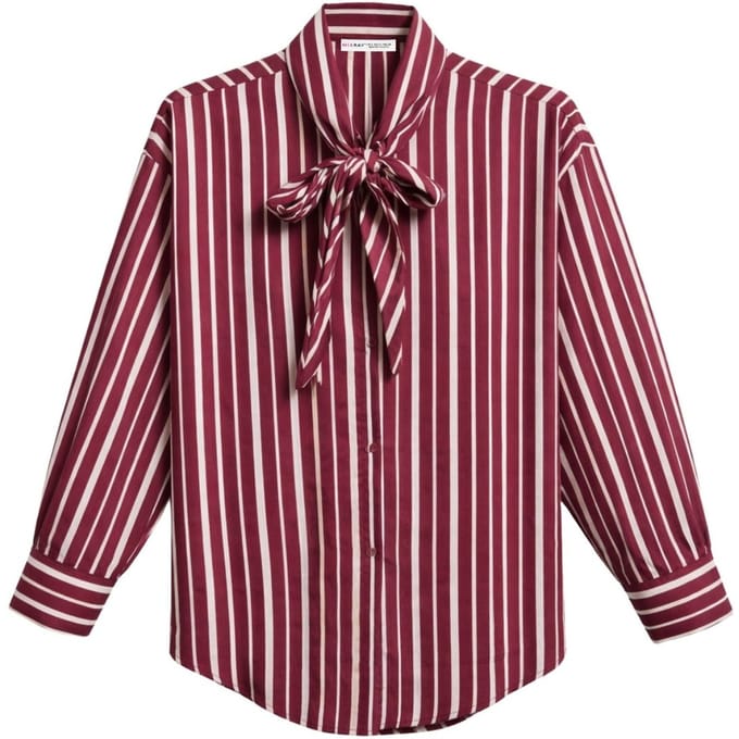 Strikdetail Gestreept Shirt