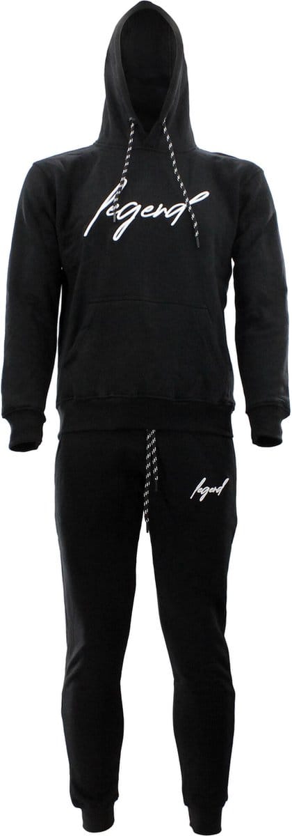 Joggingpak Hoodie Heren/Dames Signature Milano Olive S