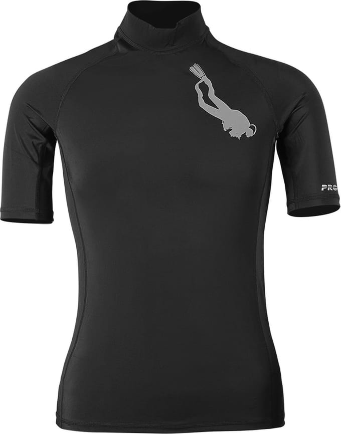 Procean UV-werend lycra shirt | Heren | Diver | black | maat S