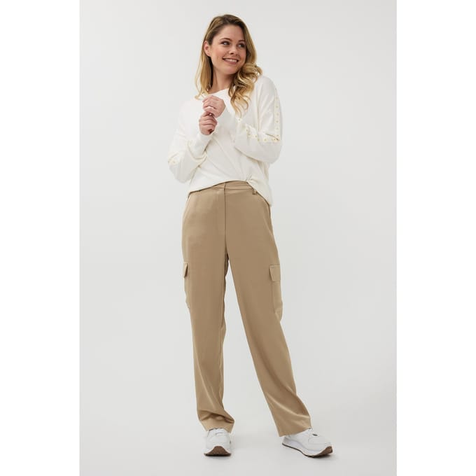 EsQualo Sweater Oversized Basic Knit Off White Taglia: XL | Maglie a manica lunga Outlet | Donna | Bianco