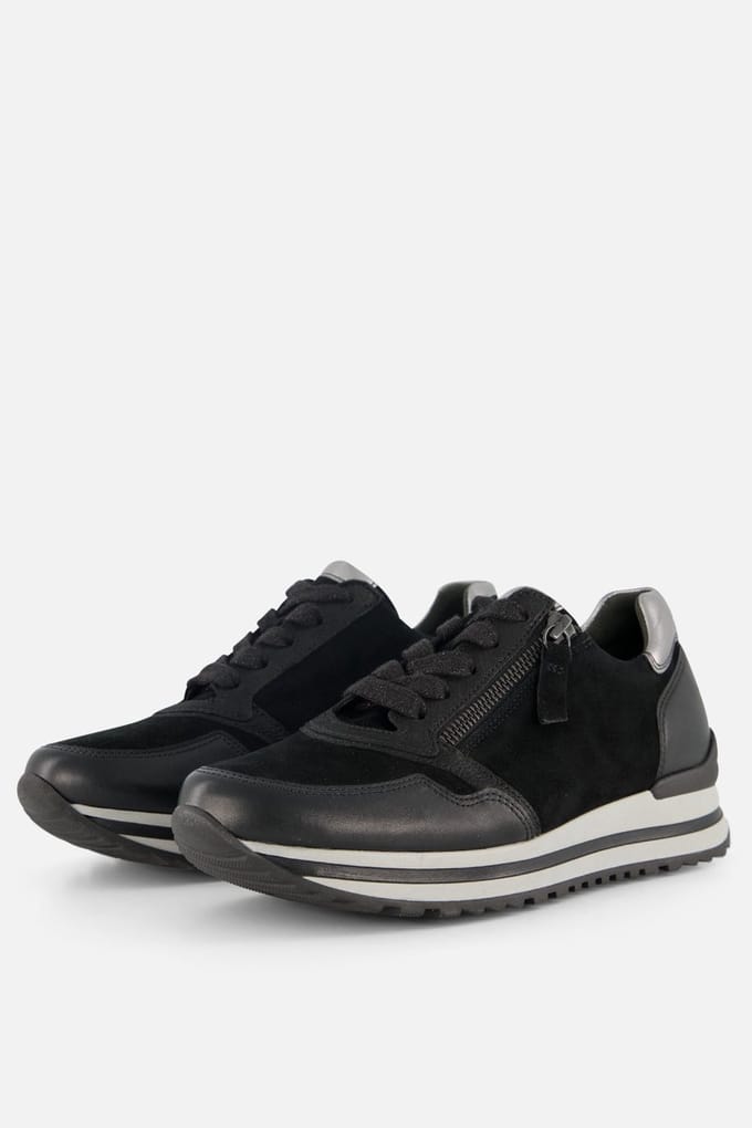 Gabor Gabor Sneakers zwart Suede