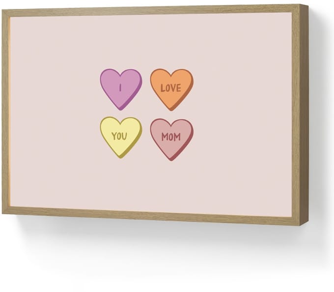 Hartjes - Pastel - Liefde - Moeder
