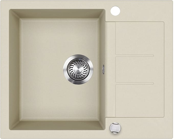 Bergström Rom Spoelbak – 62 x 50 cm Beige