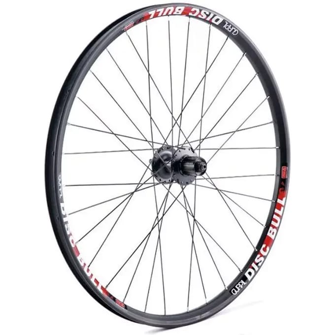 Achterwiel schijfstier shimano 475 naaf met cassette Gurpil 8/9 v