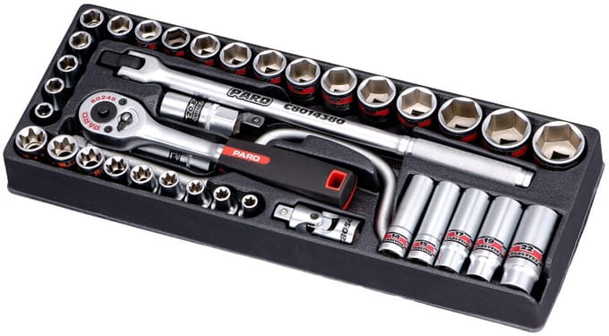 1/2'' Dopsleutelset, 40-delig